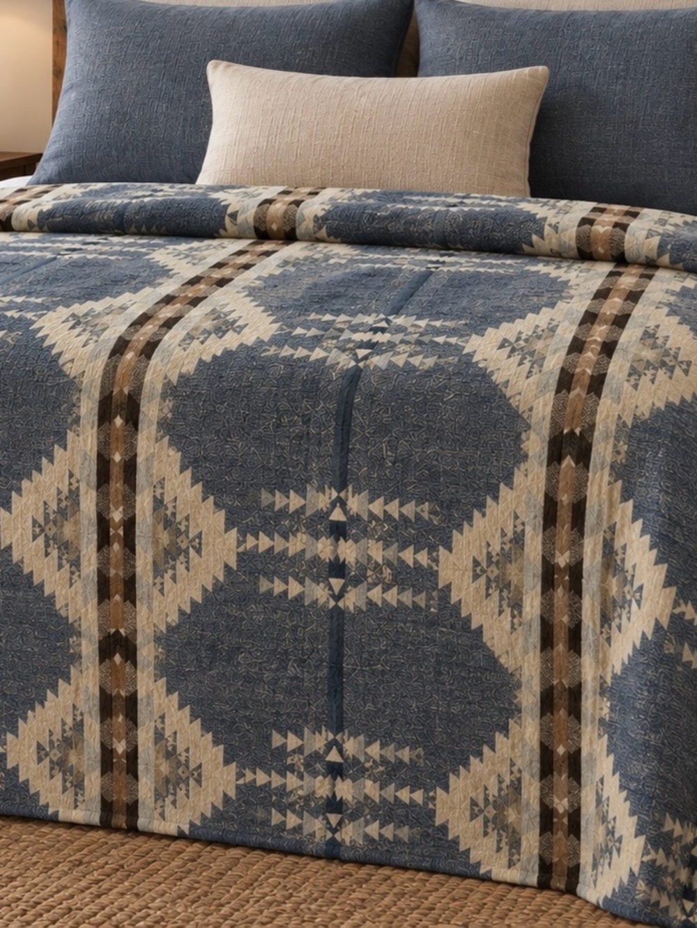 Alpaca/wool blend blanket/ handmade in Ecuador/ Brand new/Beautiful holiday gift